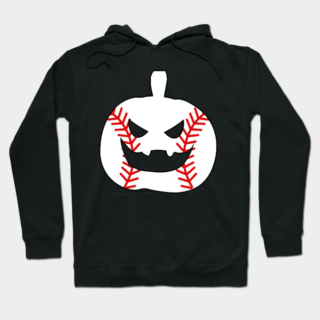 baseball player halloween pumpkin Hoodie by BramCrye